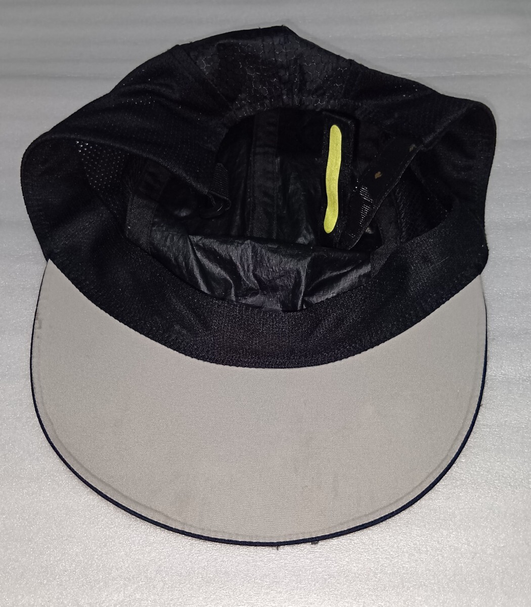 ☆adidas.com フリーサイズOSFZ 54-57cmキャップ帽子ぼうしスポーツ軽量アウトドア網目柄ブラック黒色リフレクターGLAYメッシュ アディダス_画像9