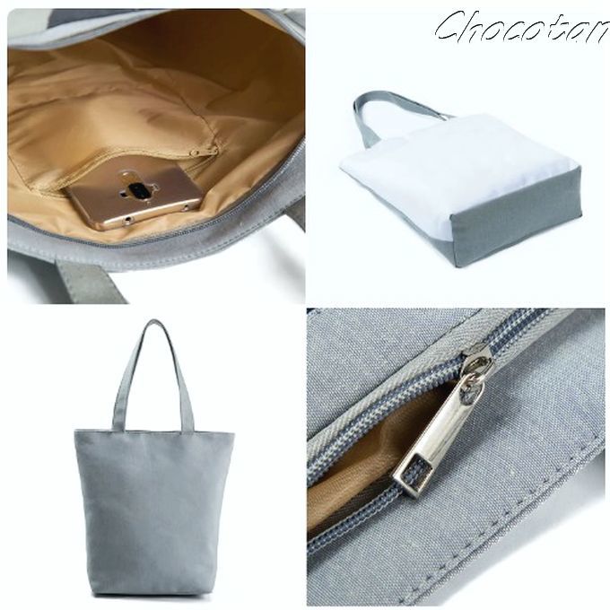 【送料無料】ダックスフンド Ｂ 内布 ポケット付き トートバッグ【新品】_画像10