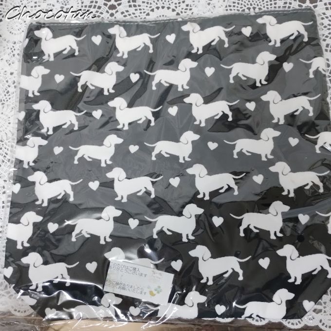 【送料無料】ダックスフンド Ｂ 内布 ポケット付き トートバッグ【新品】_画像6