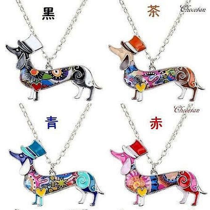 【送料無料】ダックス Ｂ 帽子 茶 エナメルネックレス ダックス【新品】_画像8