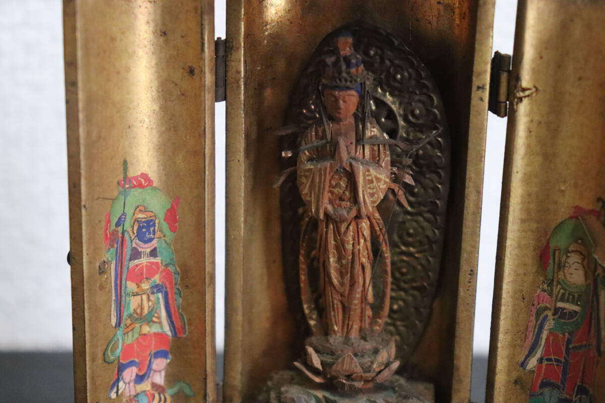 仏教美術　厨子佛　千手観音菩薩　江戸時代　念持佛_画像1