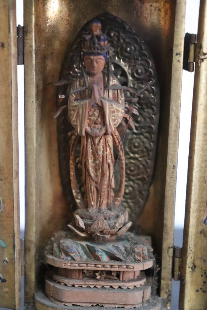仏教美術　厨子佛　千手観音菩薩　江戸時代　念持佛_画像2