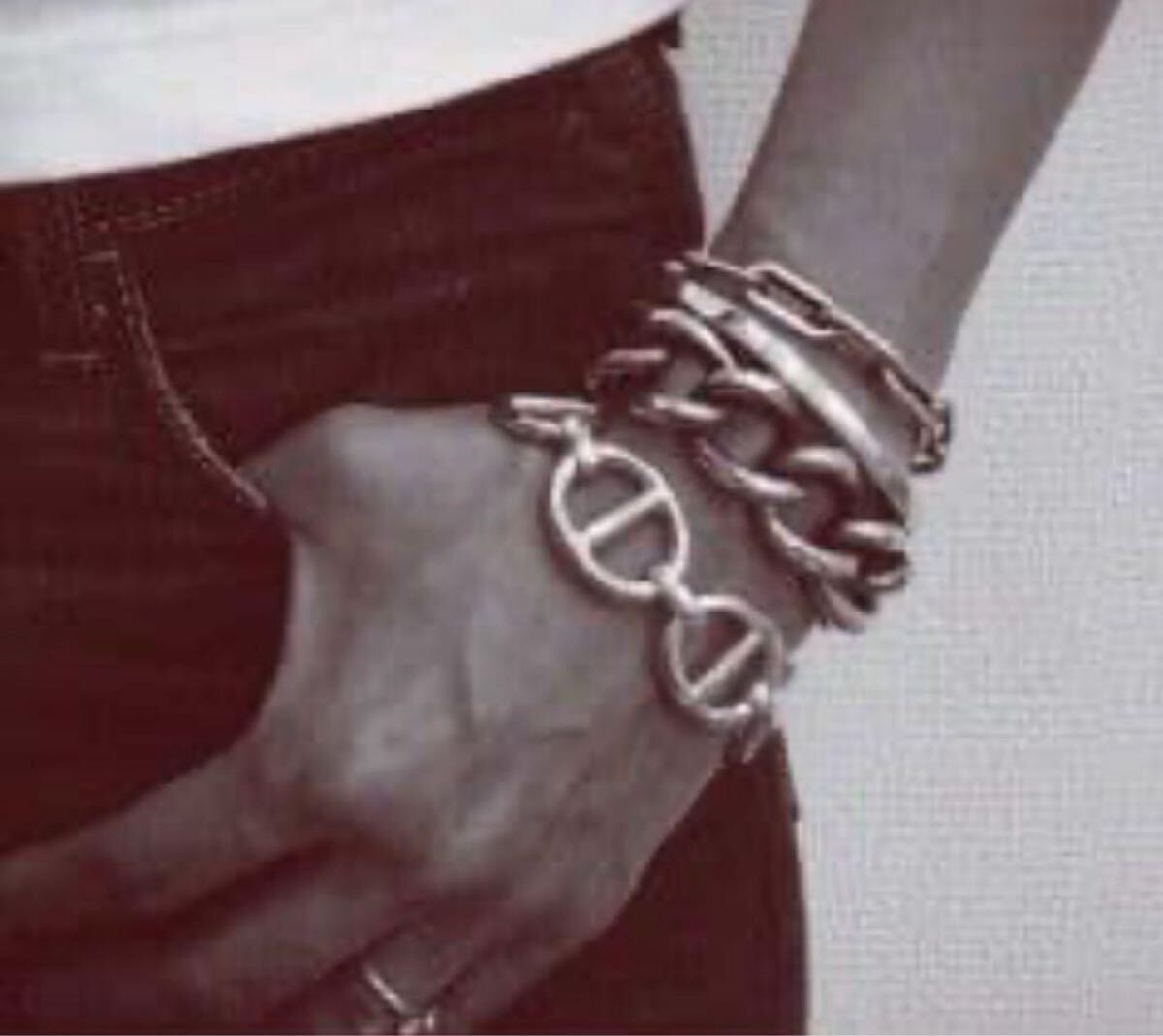 フミカウチダ Fumika uchida ファーストコレクション シルバーブレスレット チェーンブレスレット_画像1