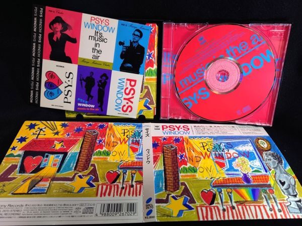 *[ снят с производства * первое издание ]PSY*S / WINDOW obi * стикер есть SRCL-2670 редкий 90s * б/у *