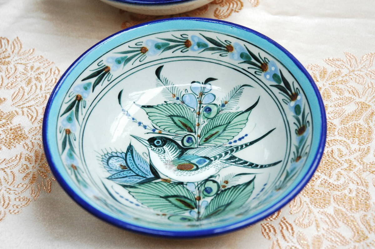 メキシコ/トナラ焼き2枚セット 直径175/高さ50　オール手描き！　送料900円_画像6