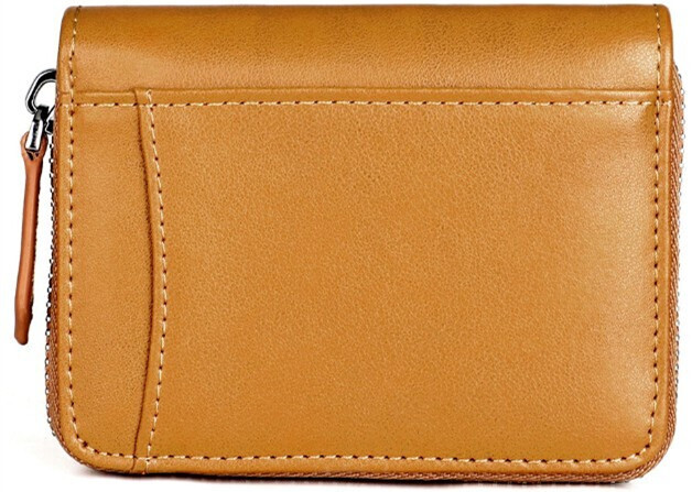 ミニ財布 コインケース スキミング防止 本革 小銭入れ 美品推薦 取り出しやすい おしゃれ 運気 金運 レディース メンズ ブラウンの画像3