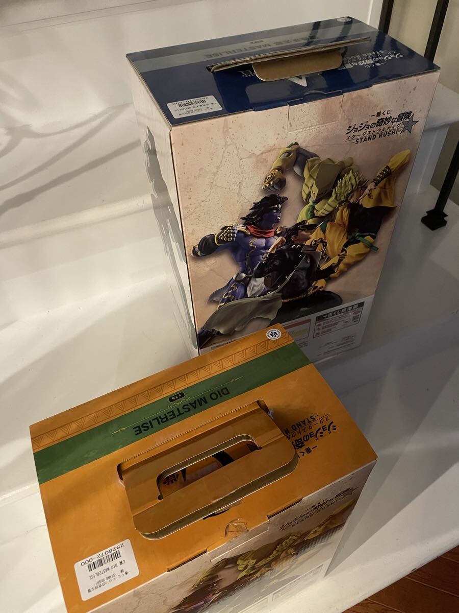 一番くじ ジョジョの奇妙な冒険 スターダストクルセイダース A賞 空条承太郎 C賞 DIO フィギュア 2体セット　中古品　STAND RUSH 訳あり_画像3