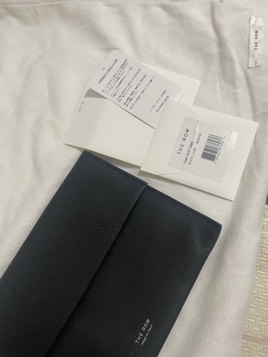 【新品】The Row ザロウ　パークトートスリー　ブラック 大容量 トートバッグ_画像9