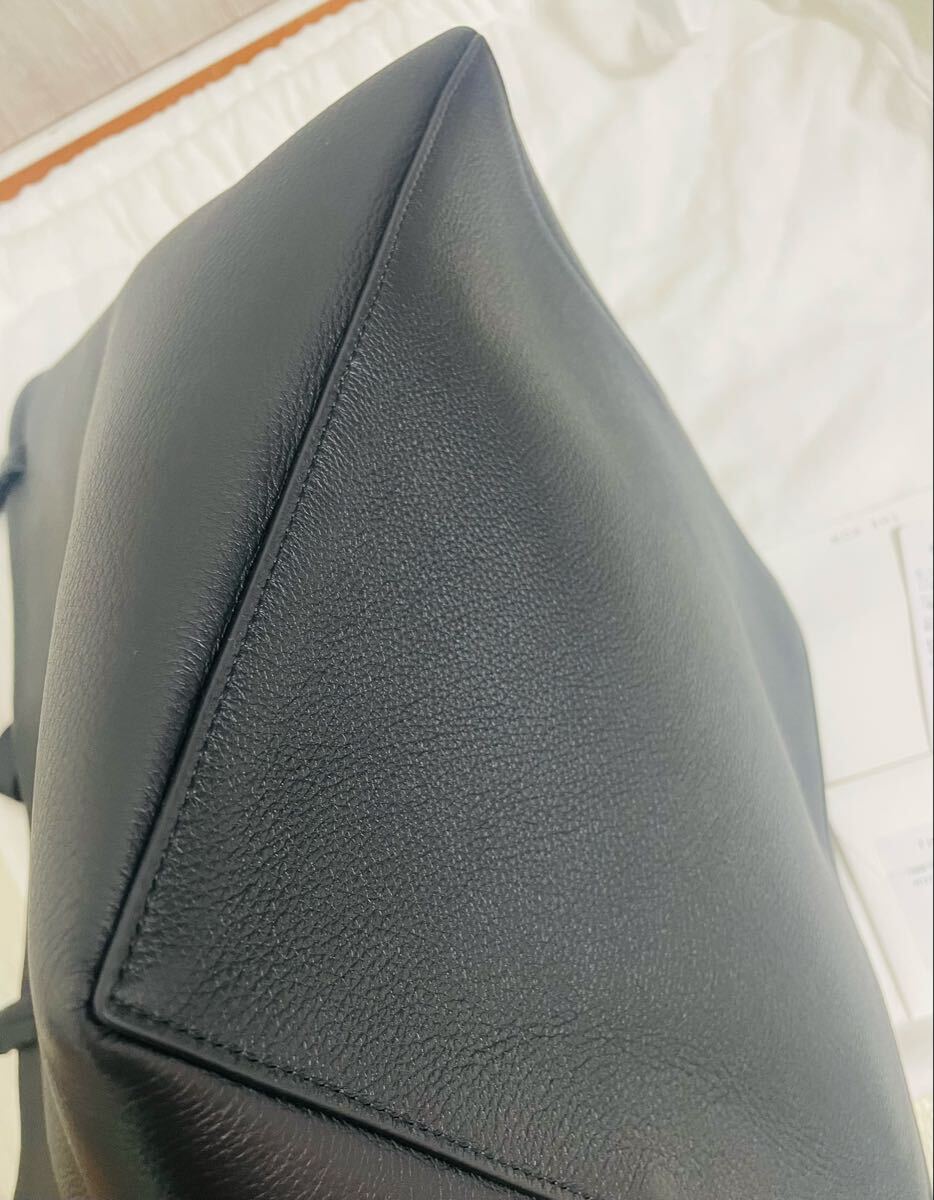 【新品】The Row ザロウ　パークトートスリー　ブラック 大容量 トートバッグ_画像8