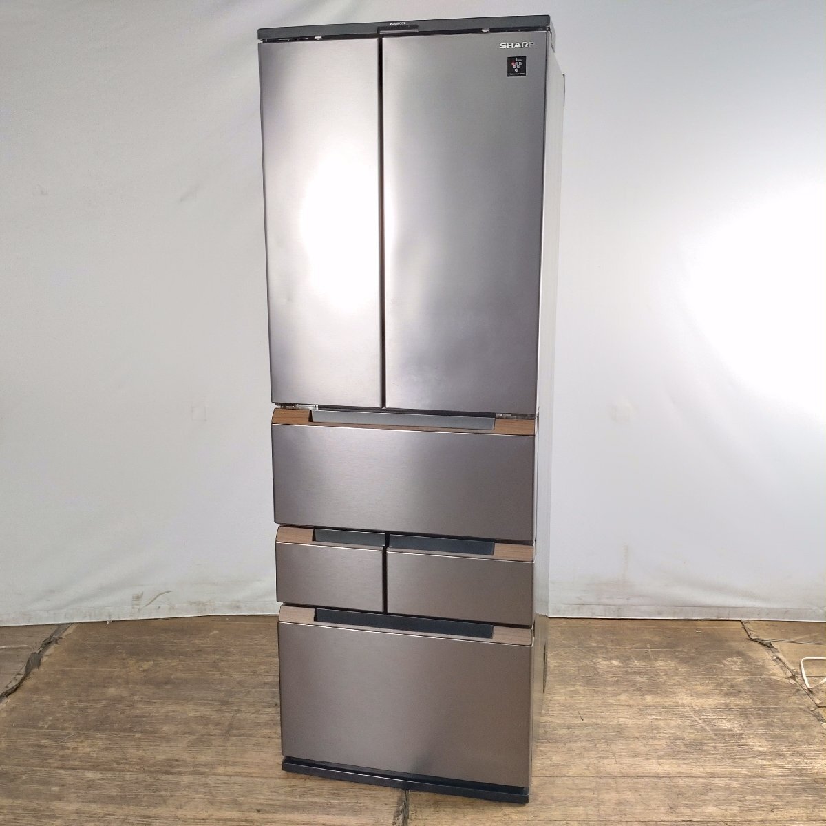 1308 SHARP sharp SJ-MF46H-H non фреон рефрижератор рефрижератор 2021 год производства двустворчатая дверь 457L[ Okinawa префектура * отдаленный остров рассылка не возможно ]