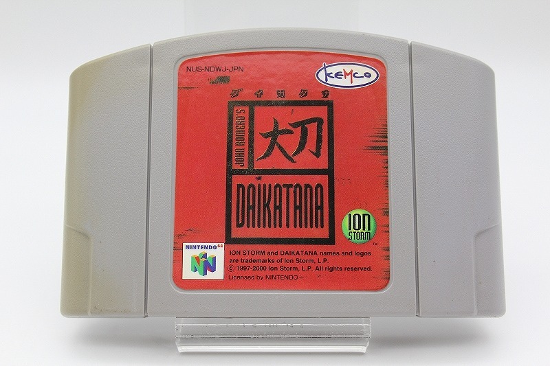 ケムコ ケムコ Nintendo64ソフト[大刀 DAIKATANA（ダイカタナ）] ソフトのみ NUS-NDWJ-JPN_画像1