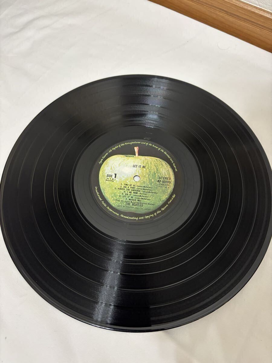 ビートルズ レット イット ビー The Beatles Let It Be LP レコード 帯付OBI AP-80189_画像4