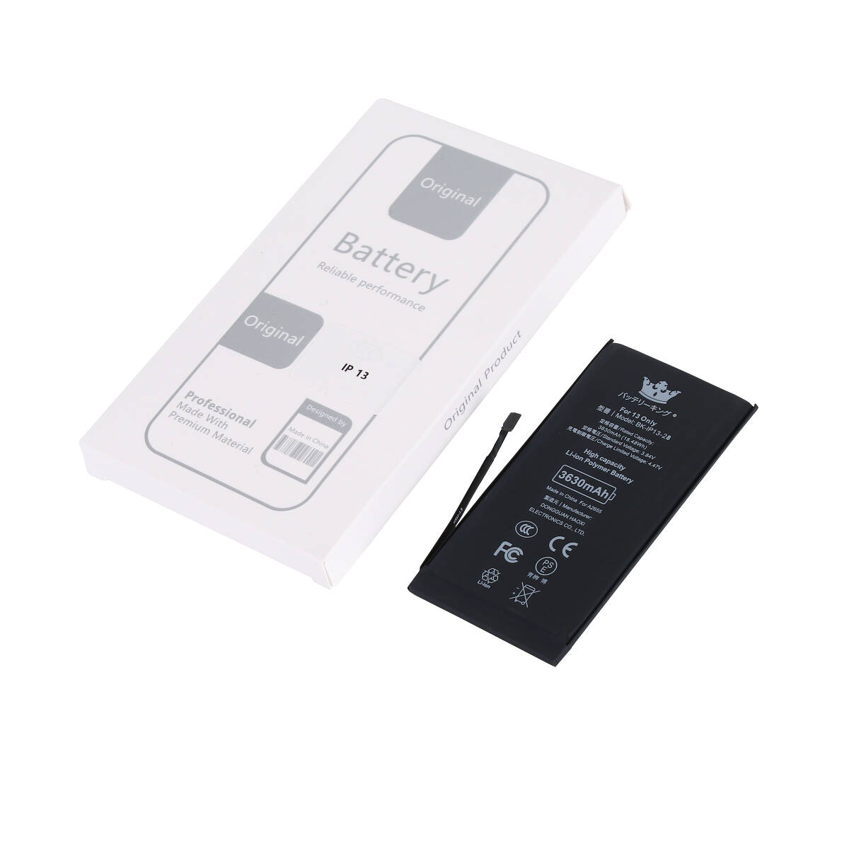 【送料無料】 PSE認証 ICチップ搭載 iPhone13 バッテリー 3630mAh 高品質 大容量 電池 交換 修理 互換品_画像2