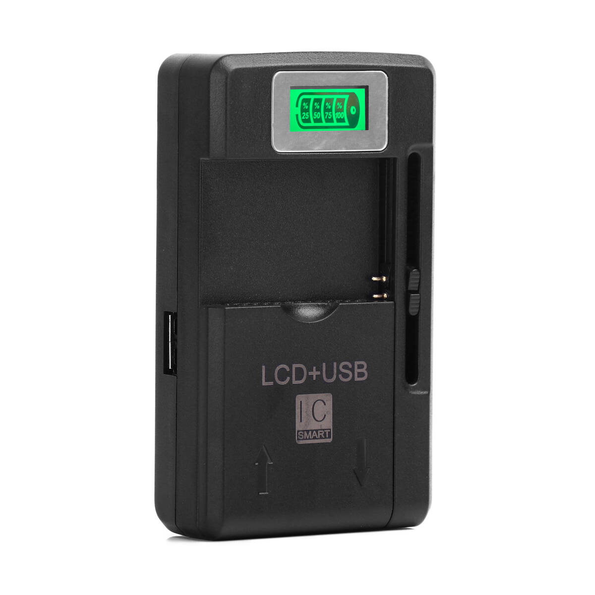 【送料無料】 マルチ充電器 パナソニック対応 DMW-BCB7 CGA-S004 AC充電器 USB充電も可能 LCD液晶 互換品の画像1