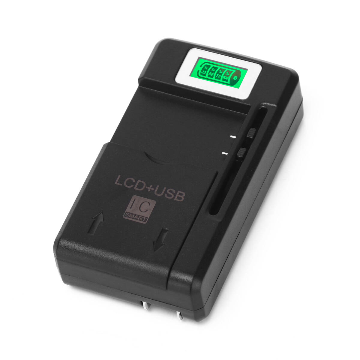 【送料無料】 マルチ充電器 パナソニック対応 DMW-BCB7 CGA-S004 AC充電器 USB充電も可能 LCD液晶 互換品の画像2