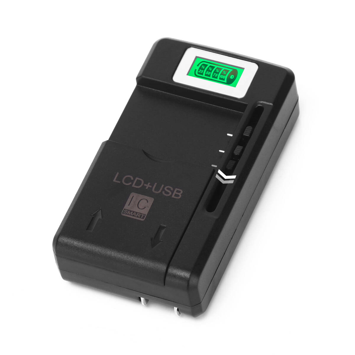 【送料無料】 マルチ充電器 パナソニック対応 DMW-BCB7 CGA-S004 AC充電器 USB充電も可能 LCD液晶 互換品の画像3