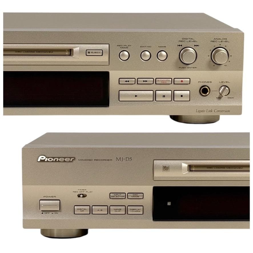 ◆優良美品・録音動作確認済・即日発送◆Pioneer パイオニア MJ-D5 MDレコーダー_画像3