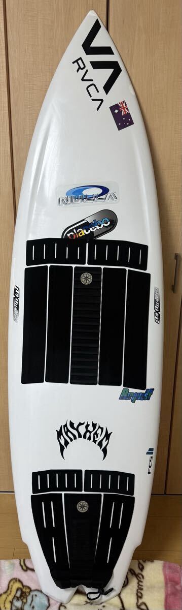 【美品】プレセボ NEWリップクエス2 5’10” 30.39L placebo サーフボード サーフィン FCS2 メイヘム LOST_画像1