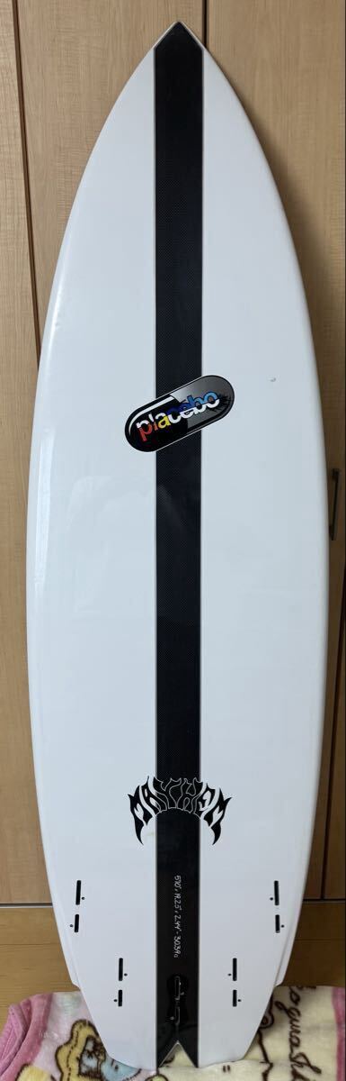 【美品】プレセボ NEWリップクエス2 5’10” 30.39L placebo サーフボード サーフィン FCS2 メイヘム LOST_画像3