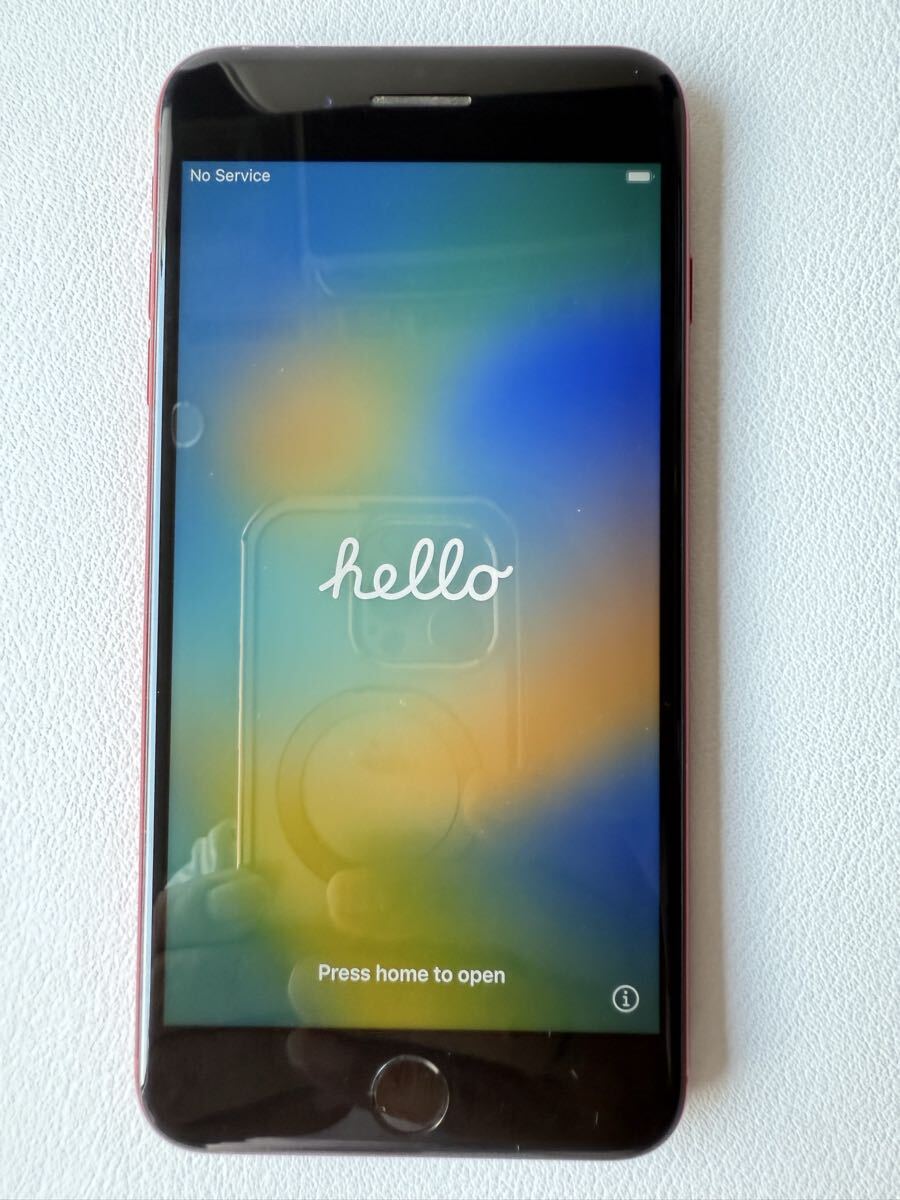 Apple SIMフリー iPhone8 Plus 256GB Product RED シムフリー アイフォン8 プラス iPhone 8 レッド au UQ docomo SIMロックなし MRTM2J/A_画像1