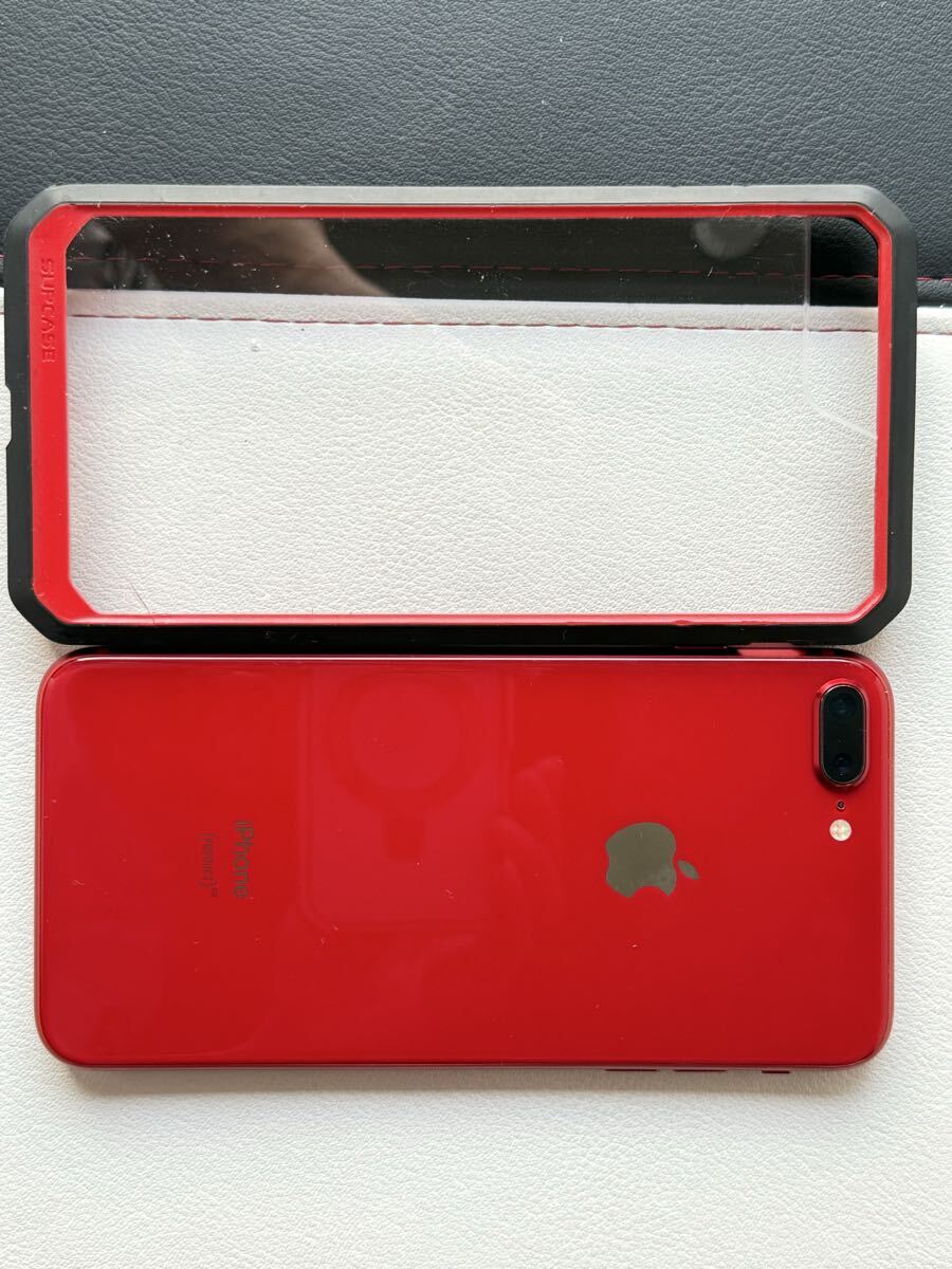 Apple SIMフリー iPhone8 Plus 256GB Product RED シムフリー アイフォン8 プラス iPhone 8 レッド au UQ docomo SIMロックなし MRTM2J/A_画像2