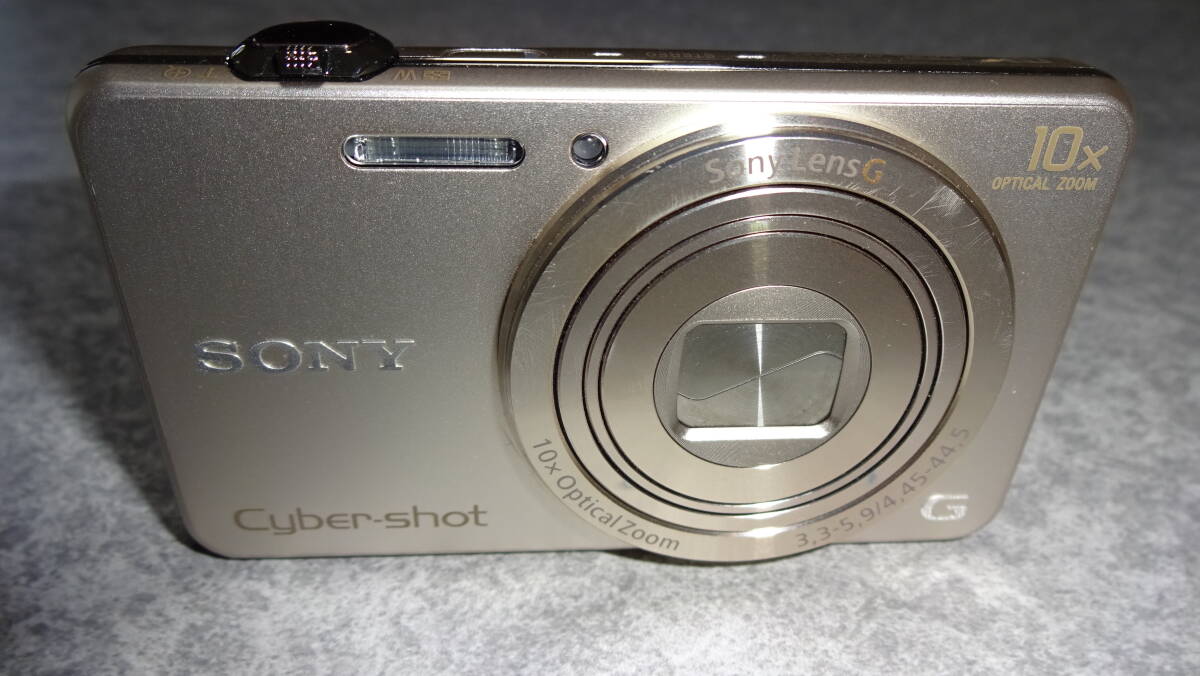 【美品】【通電確認済み】 SONY Cyber-shot DSC-WX220 ソニー サイバーショット デジタルカメラ ゴールド 【匿名配送】【送料無料】 _画像3