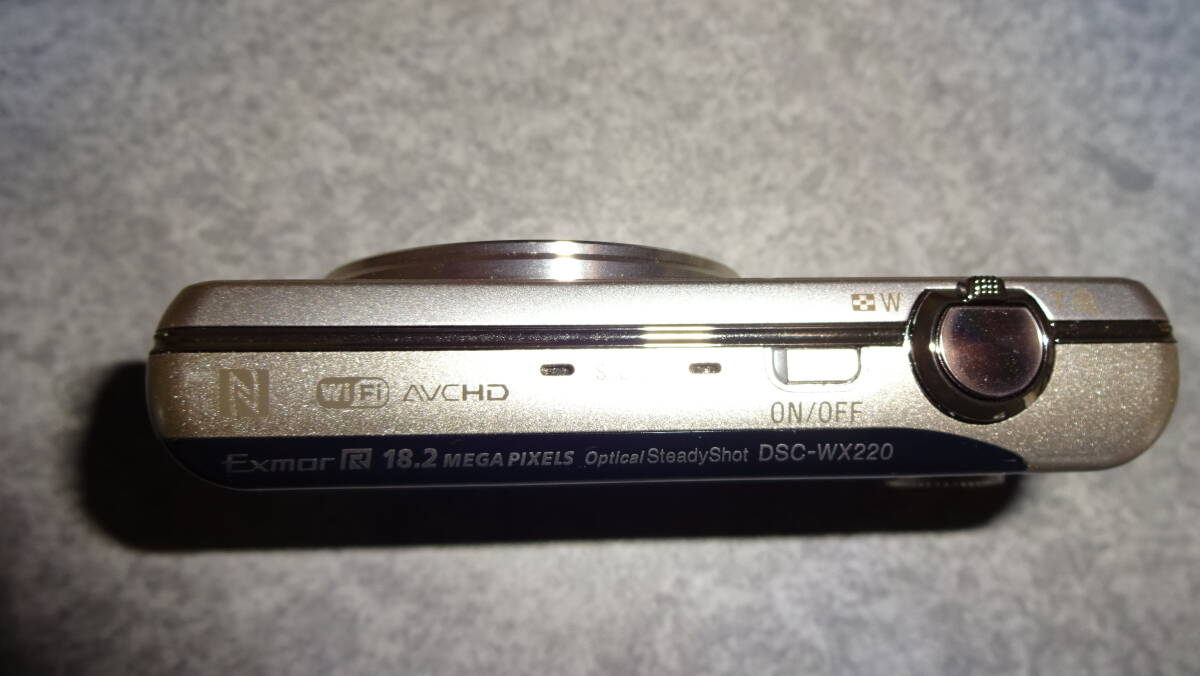 【美品】【通電確認済み】 SONY Cyber-shot DSC-WX220 ソニー サイバーショット デジタルカメラ ゴールド 【匿名配送】【送料無料】 _画像5