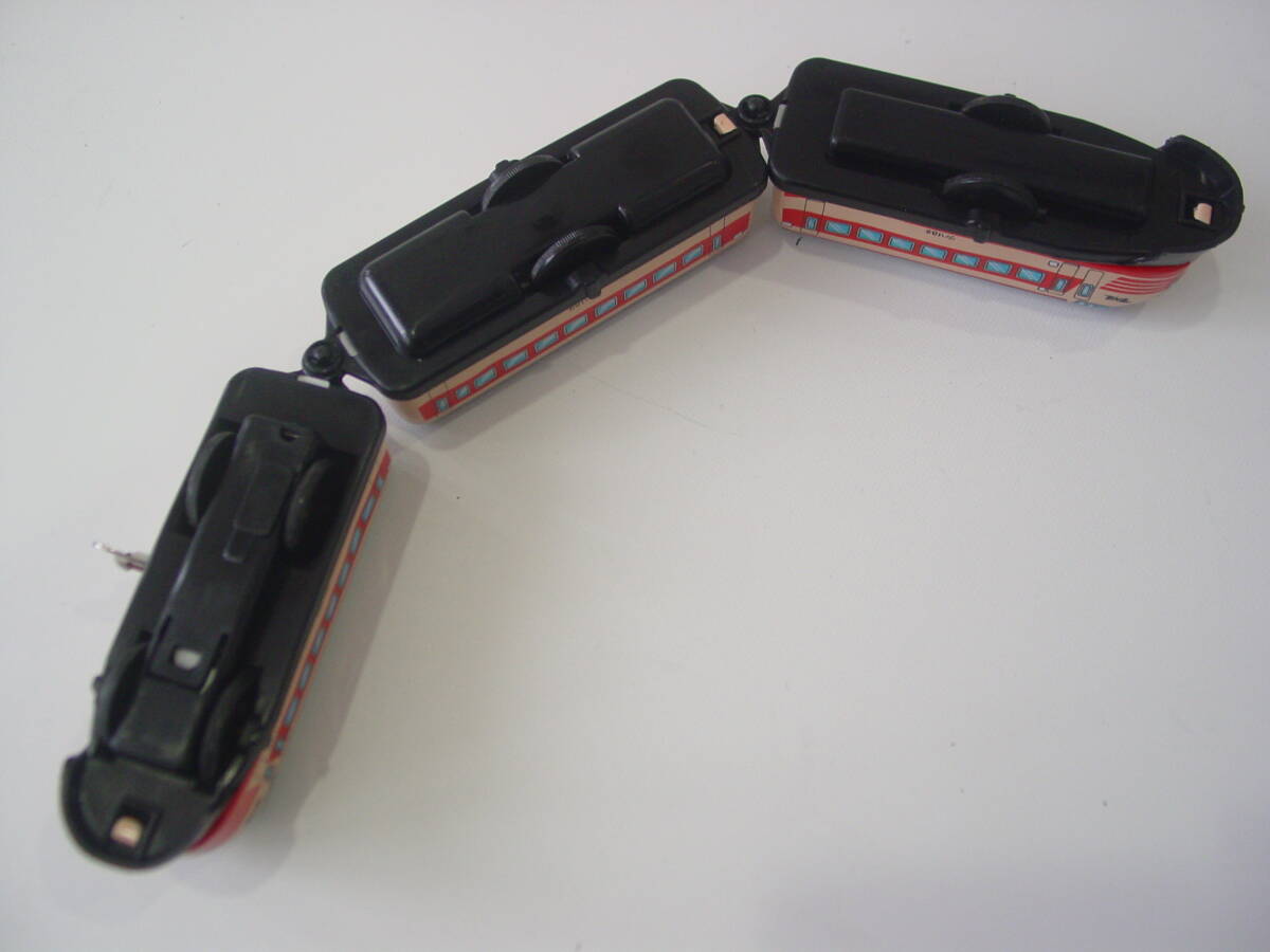 ★未使用 東京プレイシング商会 トープレ 3両連結 ゼンマイ式 L 特急 クハ189 マハ189 ヴィンテージ 昭和レトロ_画像7