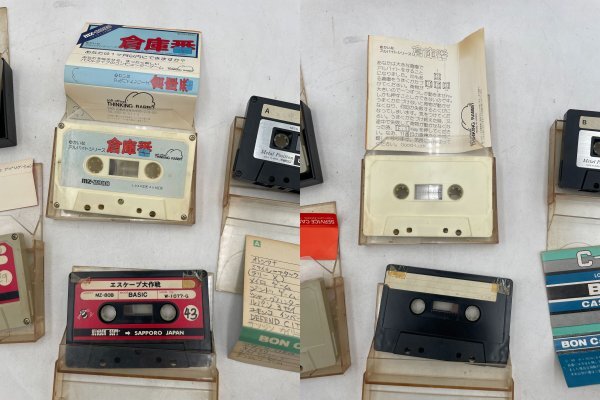 【ジャンク品】MZ-80B テープ カセット ソフト まとめ 17本 セット HUDSON ハドソン 九十九 ツクモオリジナル など 他 ZA3A-S60-10E87_画像9