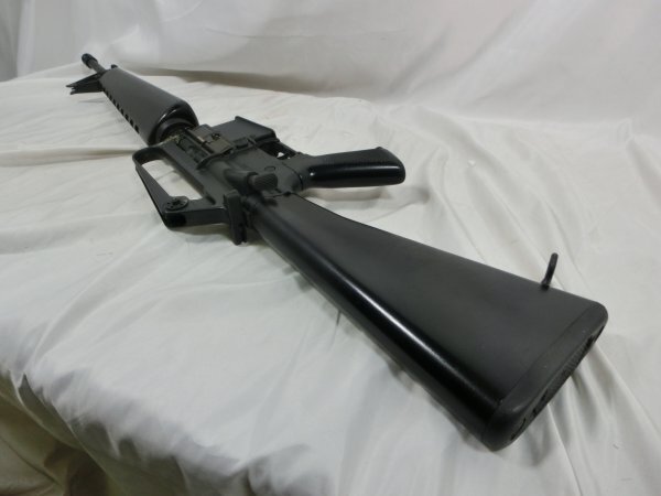 【中古現状品】JAC M16 A1 COLT AR-15 AIR SOFT GUN エアソフトガン アサルト ライフル ミリタリー 補修あり ジャンク 1FB2-T160-10MA1644_画像6