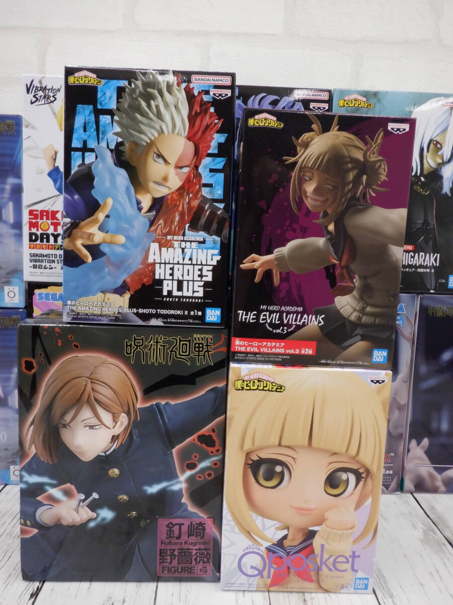 ay1011/01/28 ほぼ未開封 ジャンプ系 フィギュア まとめ売り① SAKAMOTO DAYS 僕のヒーローアカデミア 呪術廻戦 計13個_画像2