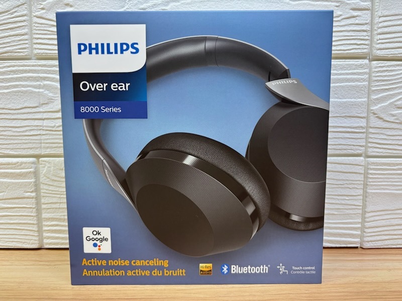 A877 新品未開封 PHILIPS フィリップス 8000シリーズ TAPH805 アクティブノイズキャンセル ハイレゾ対応 Bluetooth ヘッドホン_画像6