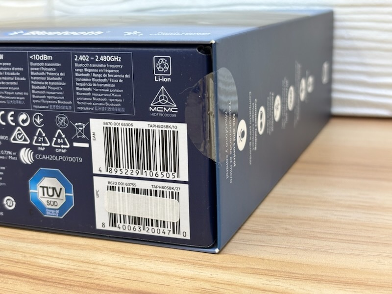 A877 新品未開封 PHILIPS フィリップス 8000シリーズ TAPH805 アクティブノイズキャンセル ハイレゾ対応 Bluetooth ヘッドホン_画像9