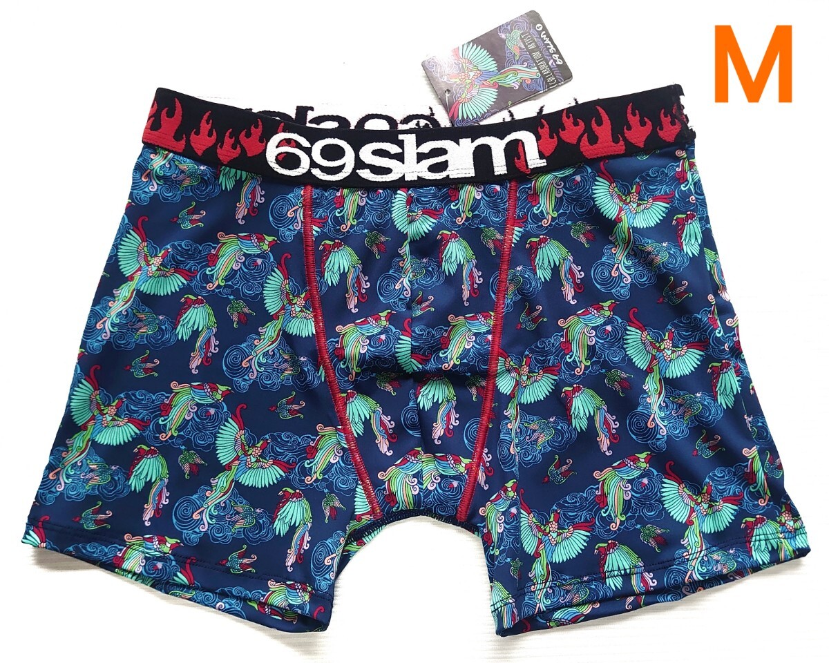 69slam ロックスラム ボクサーパンツ メンズボクサーパンツ Mサイズ レギュラー丈_画像1