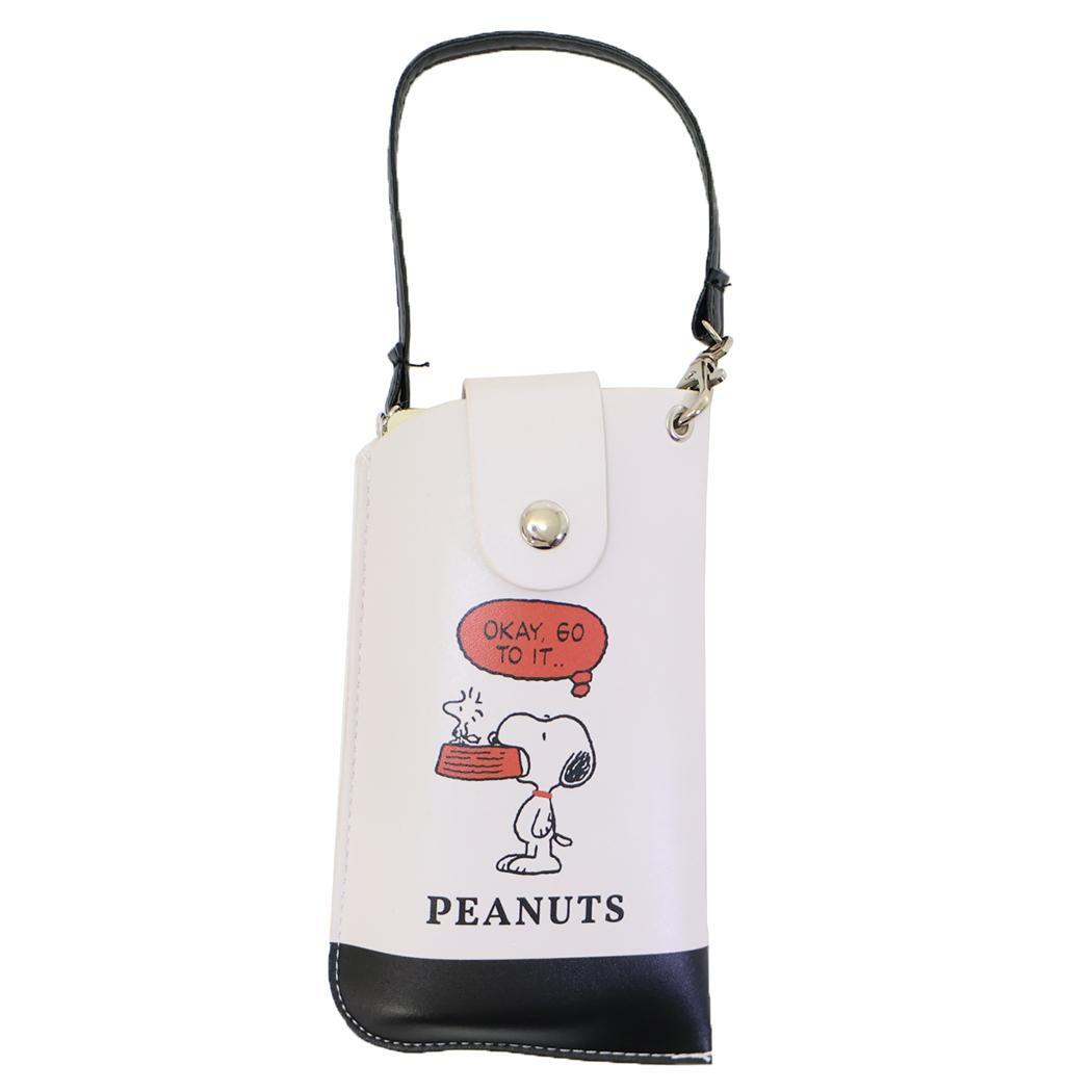 スヌーピー 眼鏡ケース フラットメガネケース OKAY，GO TO IT ピーナッツ カミオジャパン プレゼント キャラクター グ_画像1