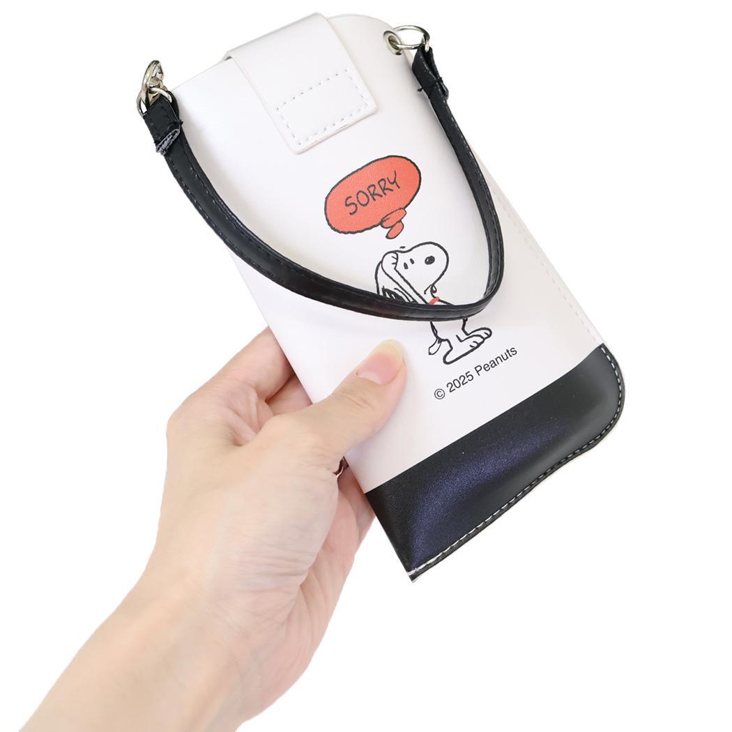 スヌーピー 眼鏡ケース フラットメガネケース OKAY，GO TO IT ピーナッツ カミオジャパン プレゼント キャラクター グ_画像2