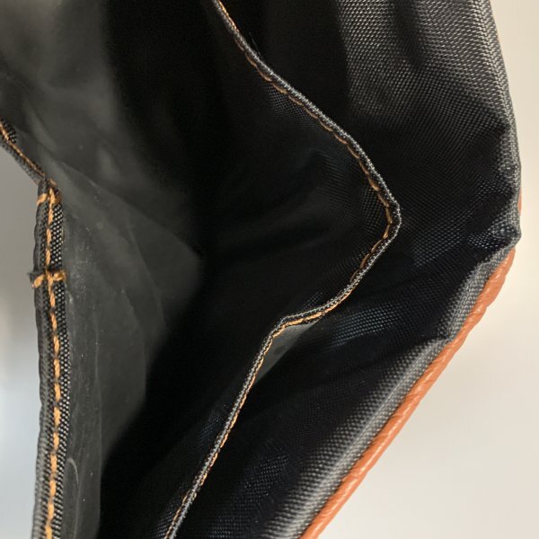 1円〜　四季彩々　財布　二つ折り　茶　レザー　C4559_画像4