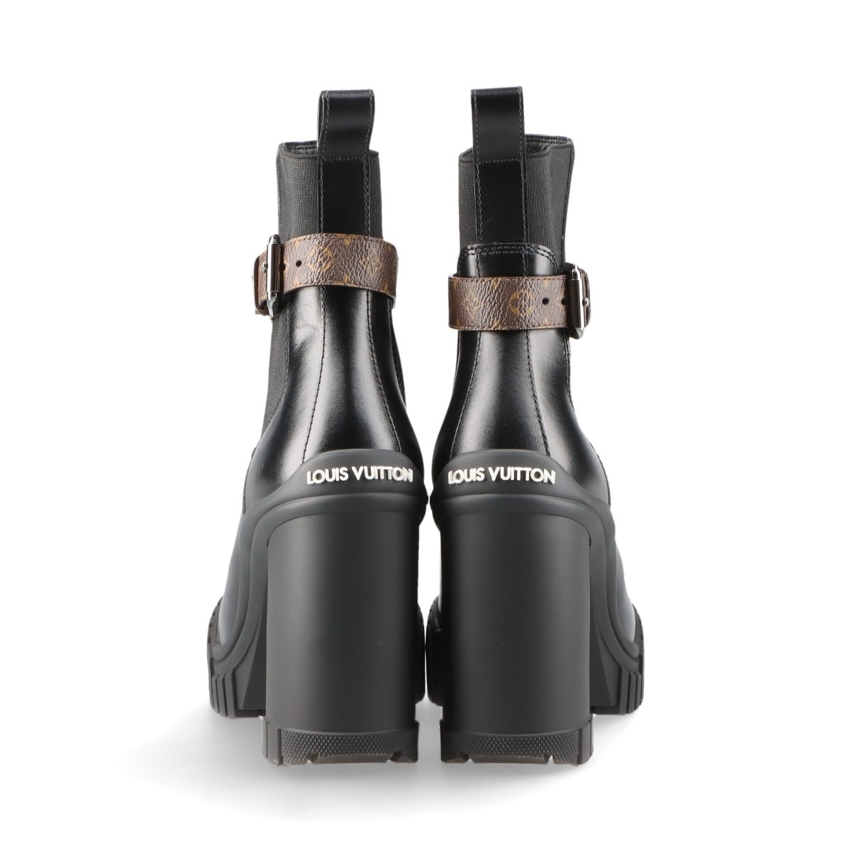 ルイ・ヴィトン LOUIS VUITTON ブーツ ルビー アンクル ショート Size:35 レザー ブラック_画像6