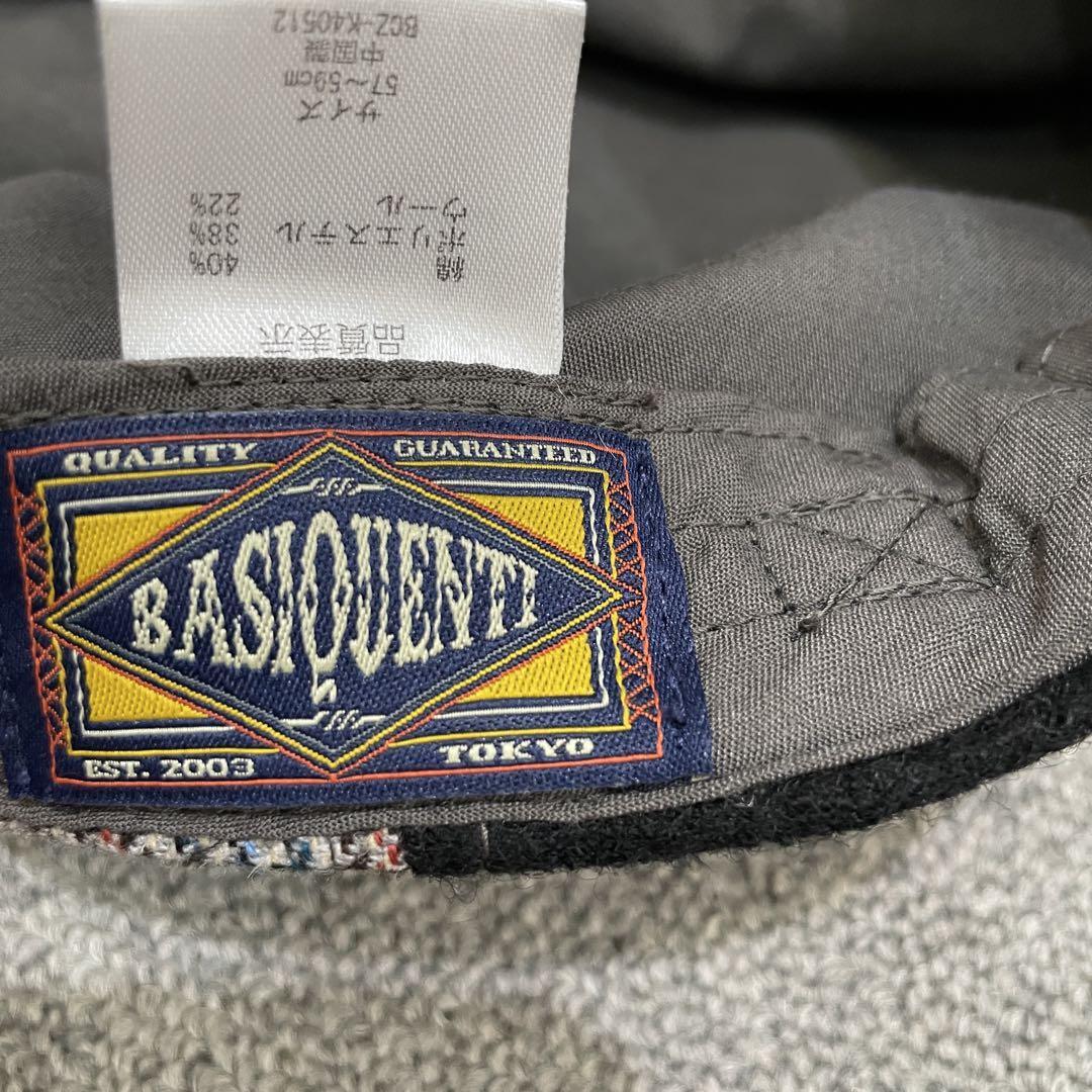 【Basiquenti】 パッチワーク キャップ 帽子 迷彩 ツイード ヘリンボーン コーデュロイ デザイン ユニセックス メンズ レディース【ZA-A】_画像5