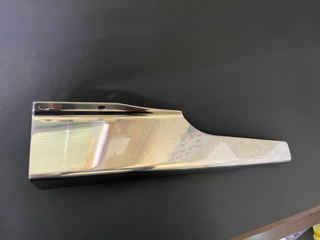 シャリー　ワイド　チェーンカバー　チェーンケース　6J　40mmオフセット chaly 4mini　水野鈑金　ミズノバンキン　水野板金_画像2