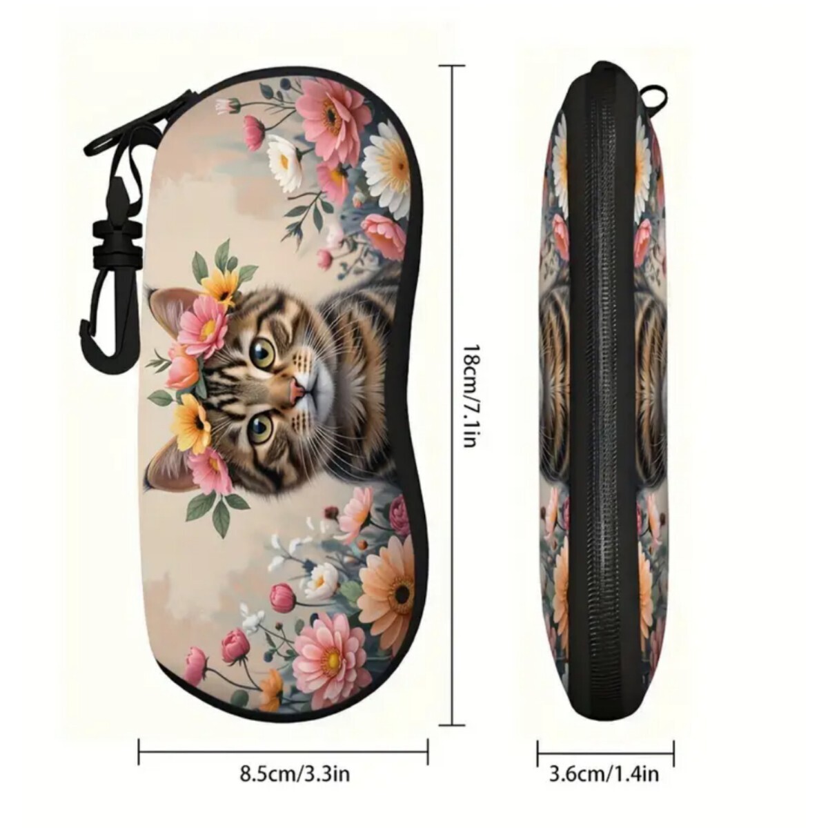 猫 メガネケース_画像3