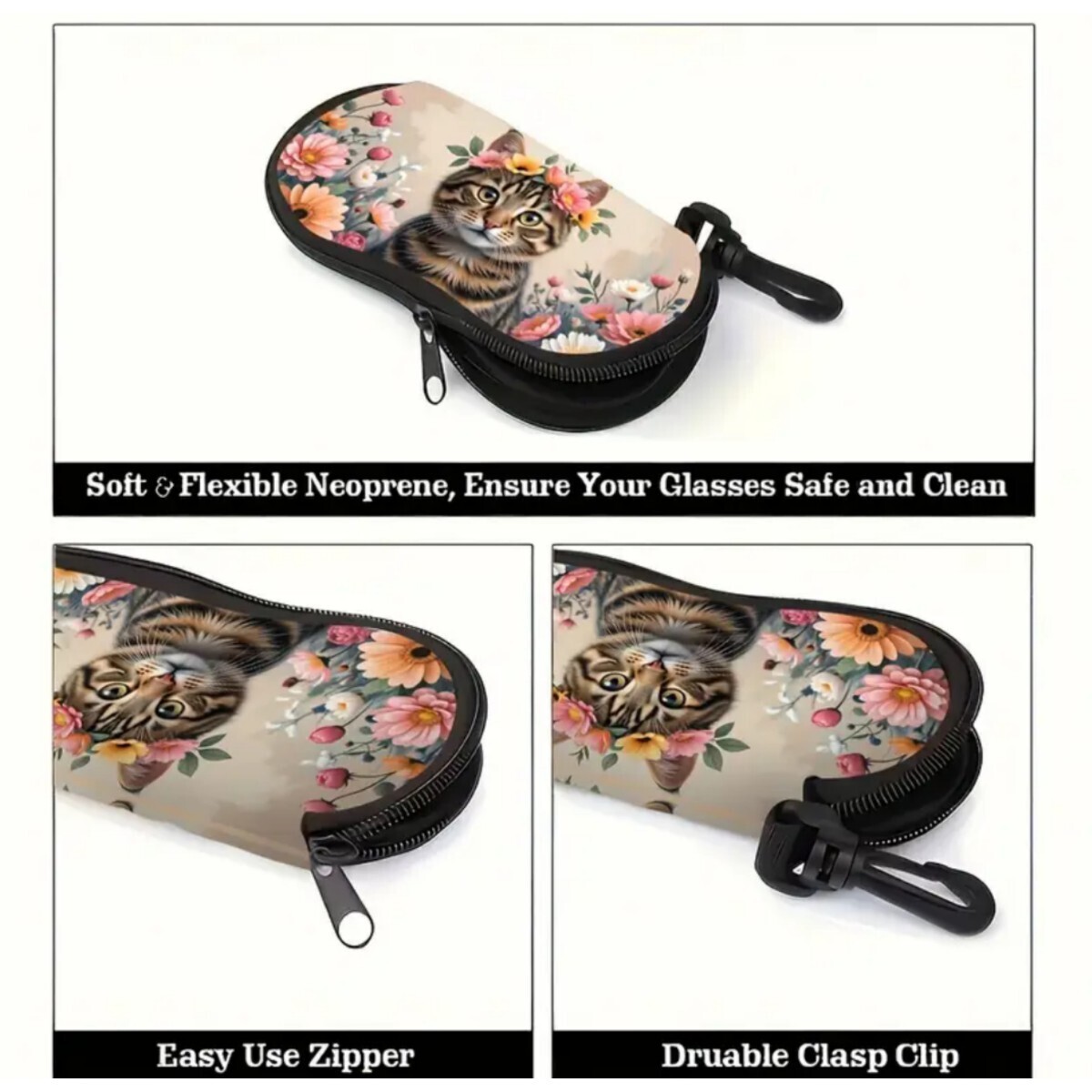 猫 メガネケース_画像5