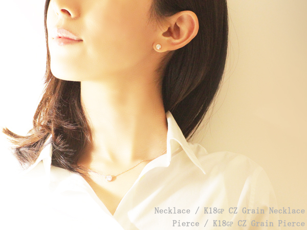 新品/ネックレス/K18GP/一粒/ダイヤ/ピンクゴールド/18金/女性/レディース/チェーン/ジルコニア/CZ/0.5ct/シンプル/上品/PG_画像5