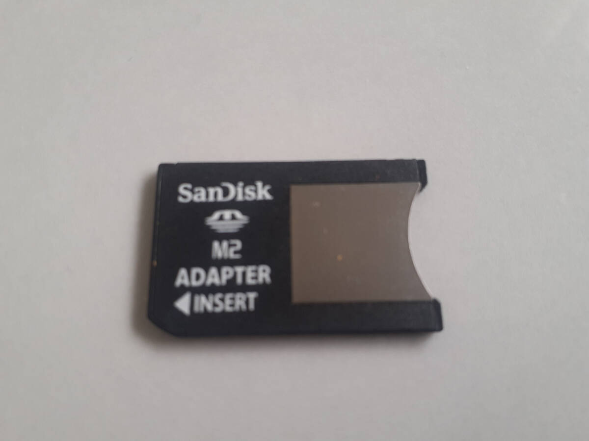 ンディスク SanDsik メモリースティックマイクロ M2 デュオ Duo アダプター ADAPTER_画像1