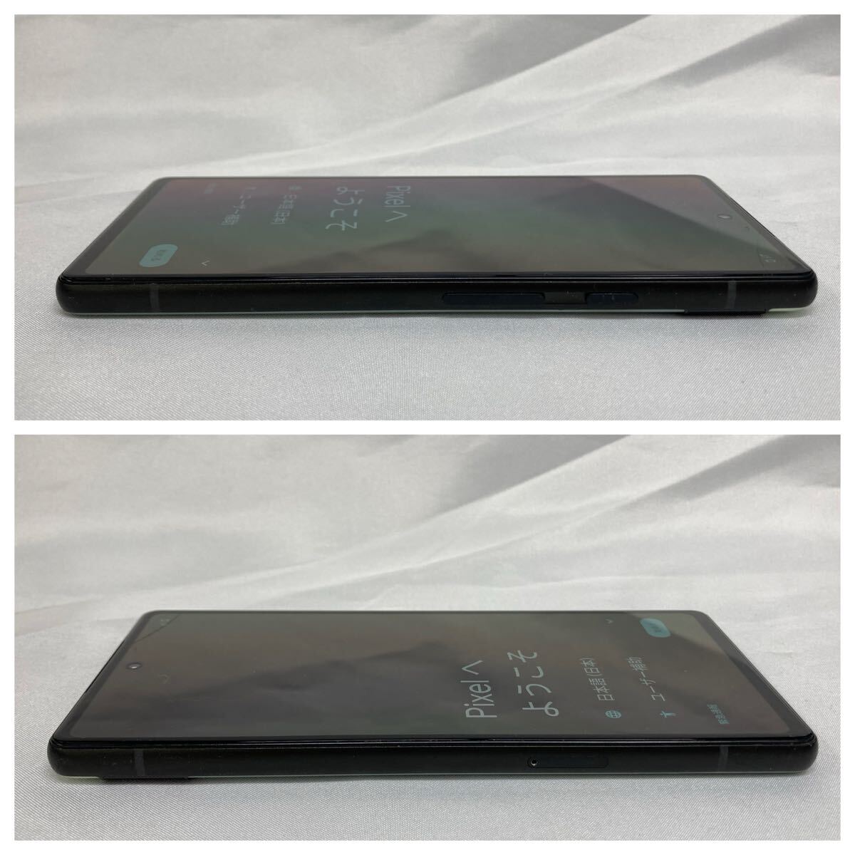 【簡易動作確認済み】 Google Pixel 6a 128GB セージ スマートフォン Android AU KDDI系 IMEI○ SIMフリー Sage 付属あり_画像4
