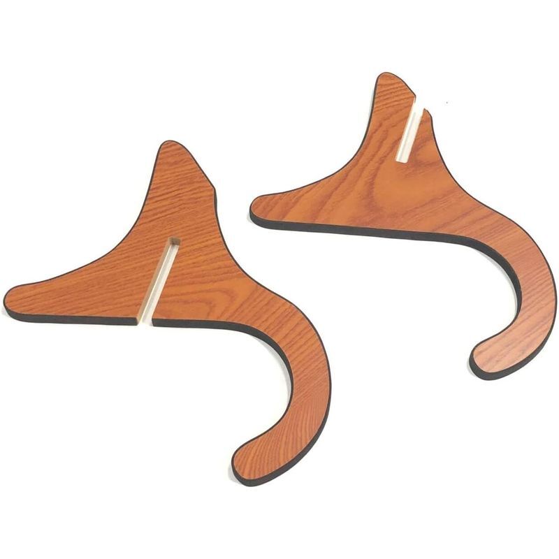 ウクレレスタンド 木製 X型 折り畳み式 楽器ホルダー 保護クッション付き マンドリン バイオリン用 組立_画像6