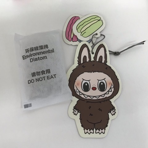 4277 POP MART THE MONSTERS Exciting Macaron LABUBU ポップマート ラブブ 1/72 シークレット Cocoa 栗子可可 ぬいぐるみペンダント_画像2
