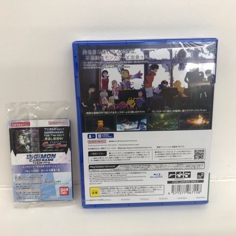 4287 【新品/未開封】PS4ソフト デジモンサヴァイブ DIGIMON SURVIVE プロモーションパック付き 12歳以上対象_画像2