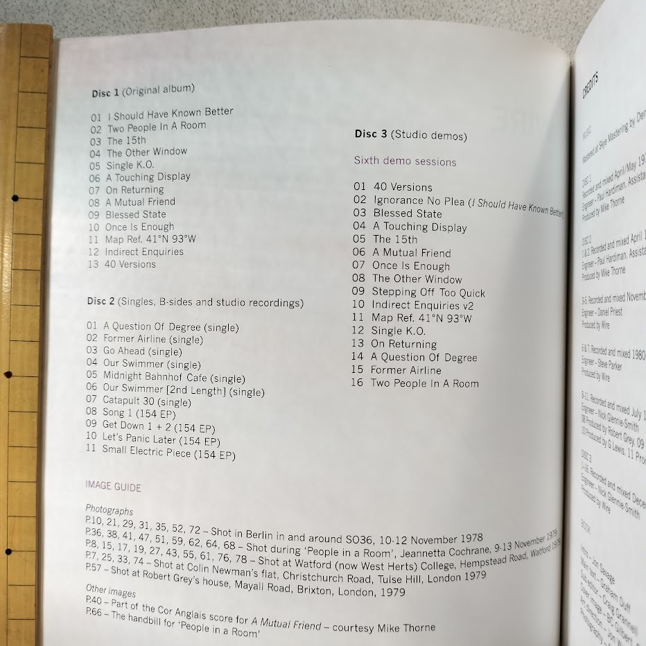 【3CD Special Edition】 Wire / 154_画像2