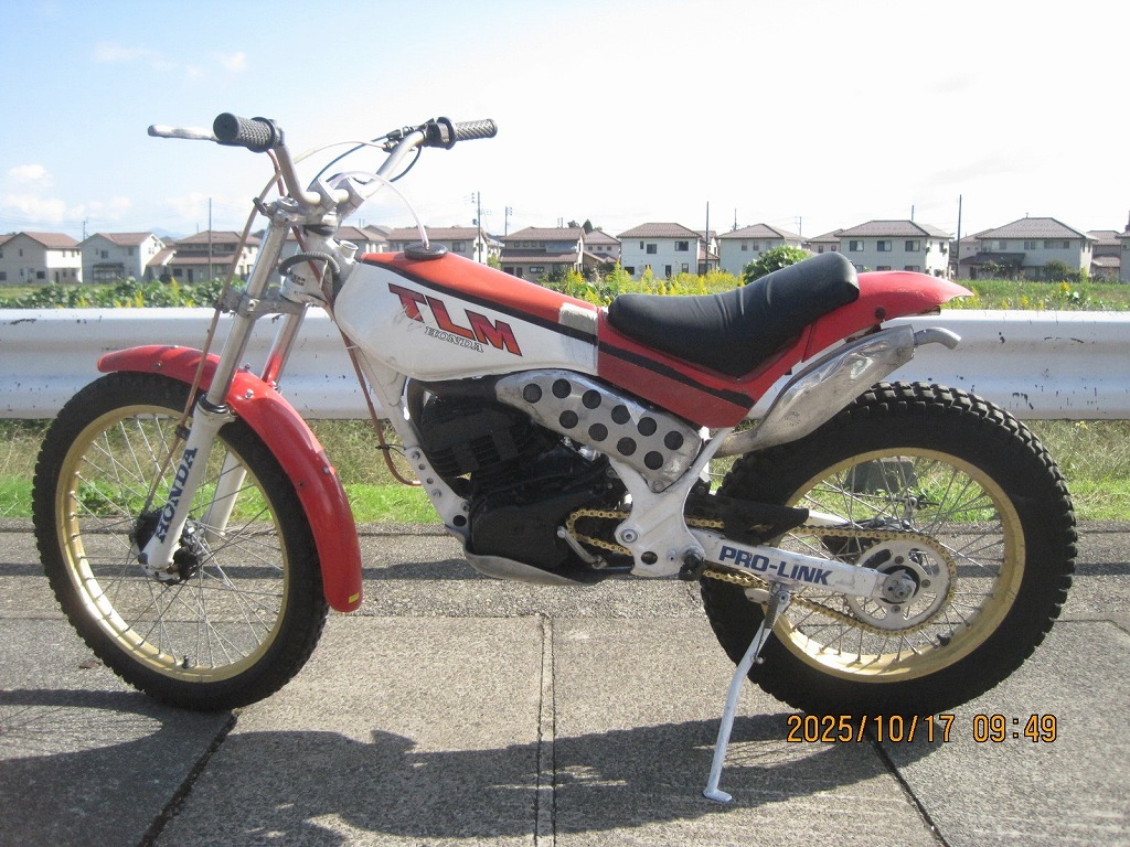 ◆　TLM200R 部品取り　レストアベース　エンジン始動(dòng)可　書(shū)無(wú)し（検索　TL TLR TLM CR CRM オフロード　トライアル ）　◆